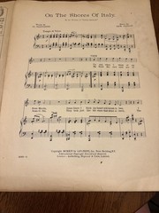Antique 1914 Sheet Music On the Shores of Italy – Leo Feist – Jack Glogau B1