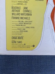 MAME Sheet Music Broadway Theatre Musical Show Poster – Angela Lansbury 1966 