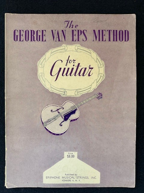 VTG – RARE / 1939 George Van Eps Method for Guitar By Epiphone – READ/SEE PICS!