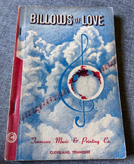 Vntg BILLOWS OF LOVE Christian / Gospel Songbook Tennessee Music (1957/PB)