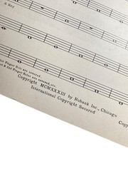 VTG 1933 Rubank Elementary Method Clarinet Music Lesson Instruction Book Wear