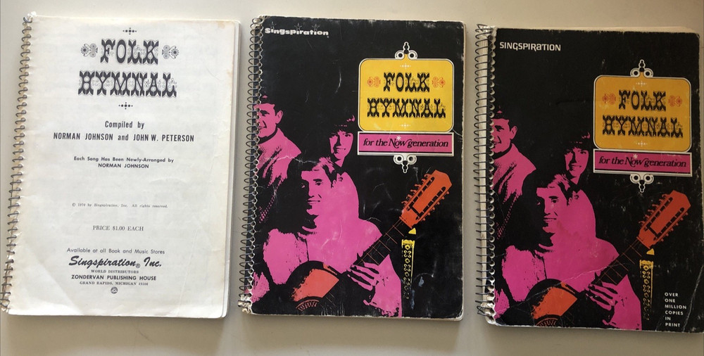 Vtg 1970 Folk Hymnal for the Now Generation Singspiration Jesus People Movement