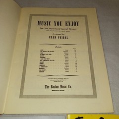 Hammond Organ Music Lot 5 Music Books Feibel Coleman Crawford Harms Vintage