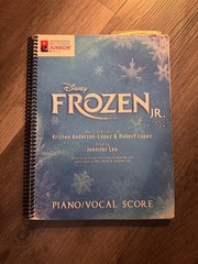 Frozen Jr. Broadway Piano and Vocal Score with 28 Musical Songs