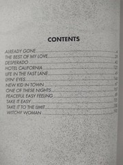 Classic Eagles Acoustic Guitar Tab Edition 12 Songs Ex++ Condition