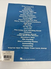 Beatles Ballads Songbook For Piano Vocal Guitar 1994 Hal Leonard Paperback