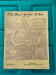 Chicago I&rsquo;ve been searching so long sheet music 1974 Piano Guitar Vocals Vintage