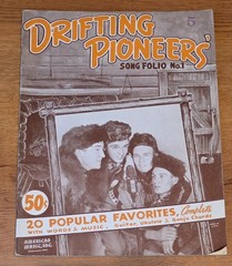 Drifting Pioneers Song Folio No. 1 American Music Inc 1939 Guitar Ukelele Banjo