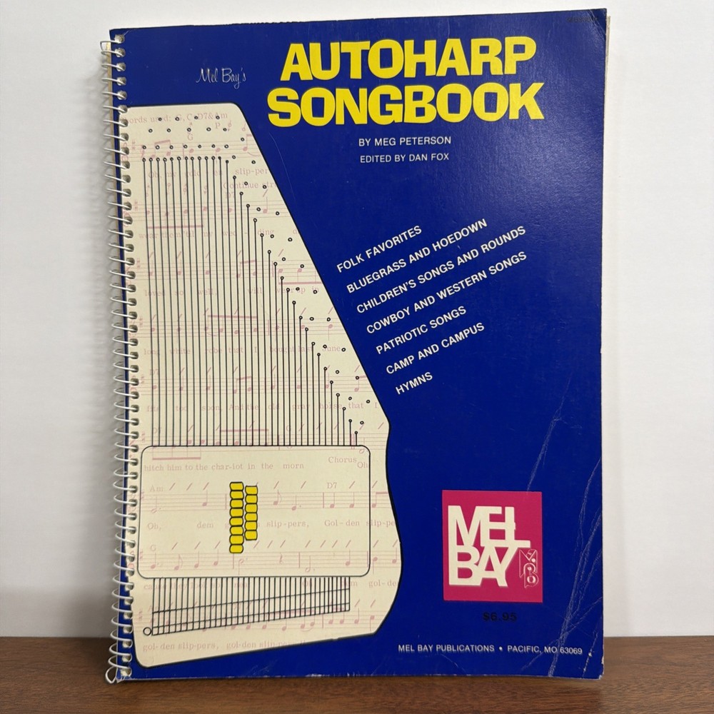Mel Bay&rsquo;s Autoharp Songbook 1981 – By Meg Peterson