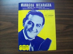 Managua Nicaragua – Sheet Music – (1946) – With Guy Lombardo Photo Cover – (464)