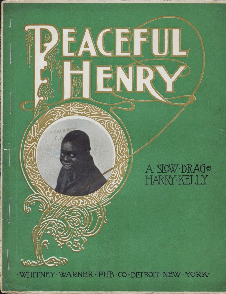 Peaceful HENRY 1901 HARRY KELLY Slow Drag Sheet Music!