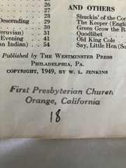 Fun and Folk Songs Sheet Music Book 1949 The Westminster Press Voice Lyrics Word
