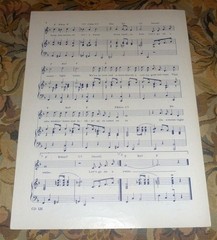 Anthony « Tony » Perkins Sheet Music – Moonlight Swim (1957)