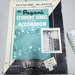 Vtg 1950&rsquo;s Accordion Pagani Student Series Music Lot of 5 Frank Gaviani Waltzes