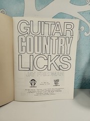 Vintage 1979 Guitar Country Licks By Jay Friedman – Earnie ball Instruction Book