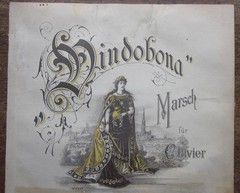 Vindobona Vienna Wien Victorian Antique Illustrated Sheet Komzak Roman Austria