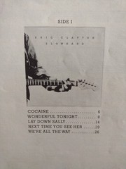 Eric Clapton Songbook Slowhand Sheet Music Guitar Piano Photos 1978 Good Cond