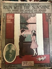 5-pack 11×14 sheet music pre-1920 Kids/Childhood Days