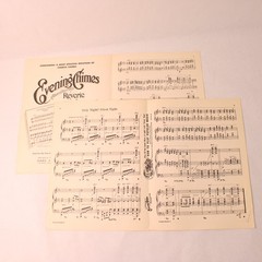 Antique 1912 Sheet Music Trinity Chimes Walter Decker For Player Piano