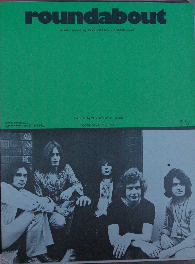 Vtg sheet music: Yes