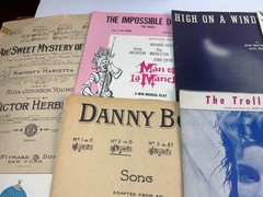 Vintage Sheet Music Lot of 31 Piano Song Books Ephemera 1930s -1950s Show Tunes