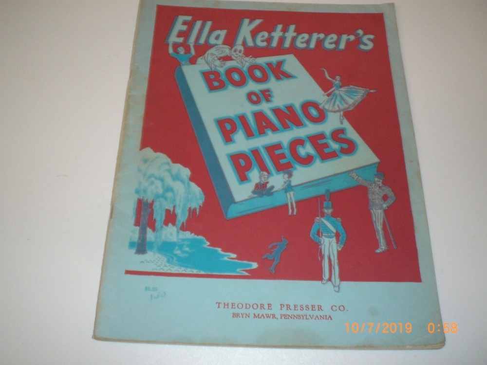 Ella Ketterer&rsquo;s Book of Piano Pieces Vintage Theodore Presser Songbook