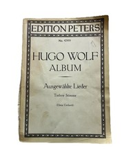 Hugo Wolf Álbum Ausgewählte Lieder Stimme Edition Peter’s German/English