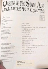 Queens of the Stone Age: Lullabies to Paralyze GUITAR TABLATURE BOOK 14 Songs