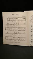 Money Honey Bay City Rollers 1976 Piano Guitar Sheet Music Cover Art F1Q