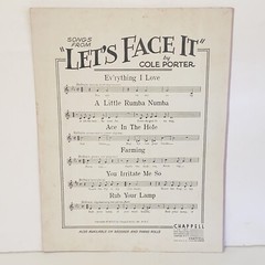 Vintage 1940 Sleepy Lagoon Sheet Music