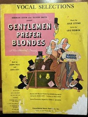 Gentlemen Prefer Blondes 1949 Original Broadway Vocal Selections Jule Styne
