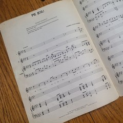 Lot of 2 REQUIEM, Vintage, Piano Books- 1986/JOHN RUTTER, Pie Jesu