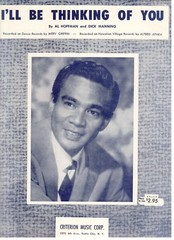 MERV GRIFFIN/ALFRED APAKA « I&rsquo;LL BE THINKING OF YOU » SHEET MUSIC-1957-RARE-NEW