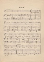 MAMIE, 1892 [1901] vintage Trifet sheet music