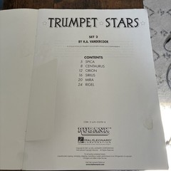 Trumpet Stars Set 1 A Collection Of Trumpet Solos H.A Vandercook