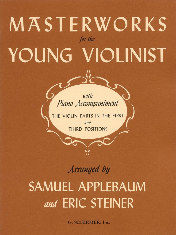 Masterworks for Young Violinists Violin and Piano Sheet Music NEW 050328560