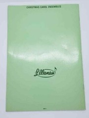 Eleanor Whitsett Christmas Carol Ensembles Lillenas 1963 Vocal Piano Sheet Music