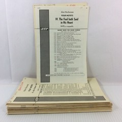 AMP Choir Sheet Music Lot 28 Sacred Church Choral Octavo FD3 2600