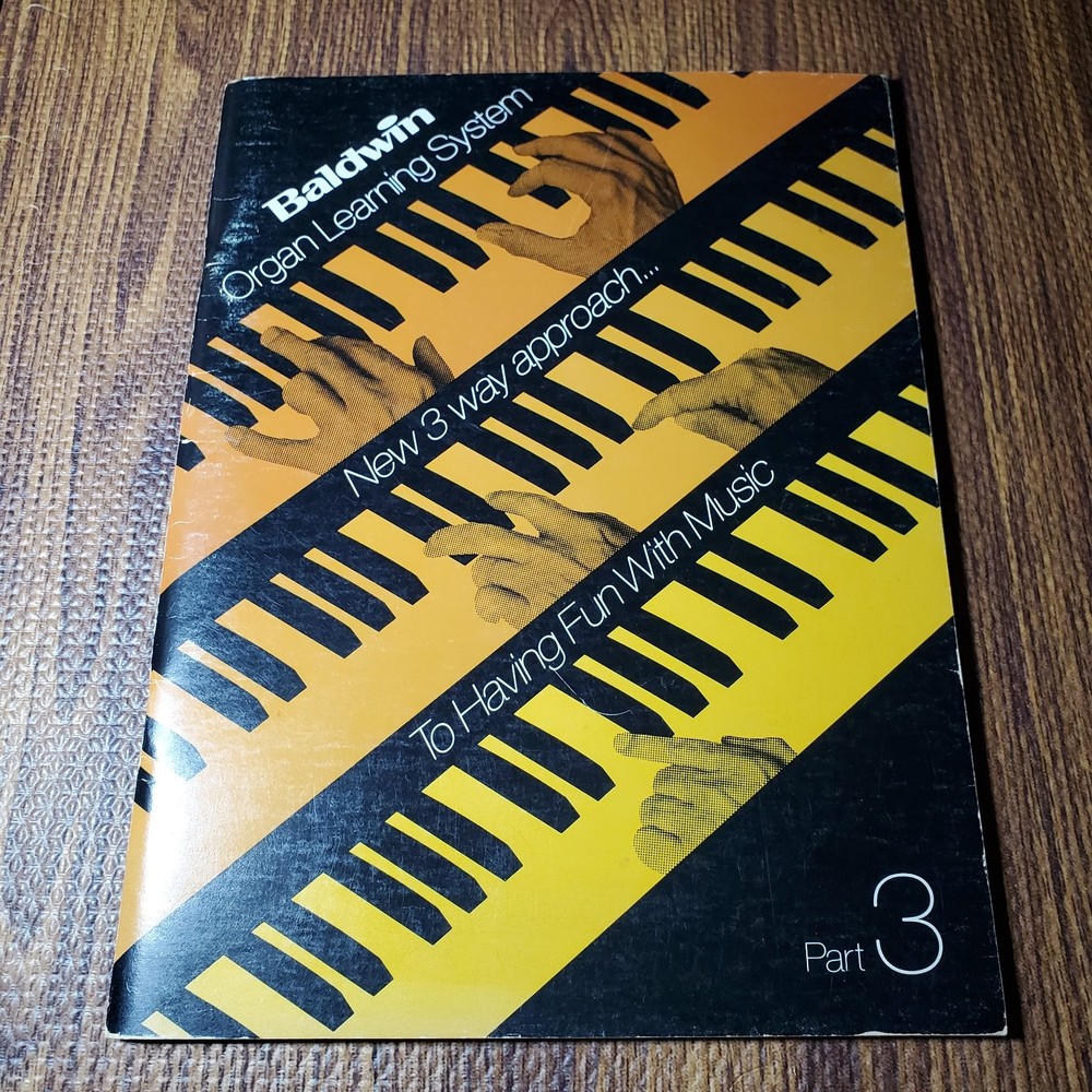 Baldwin Organ Learning System Part 3 Vocal Selections Sheet Music