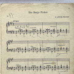 1936 The Banjo Picker N Louise Wright Willis Music Co Vintage Sheet Music
