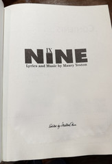 Nine Musical Vocal Selections Maury Yeston Revised Edition Cherry Lane Rare