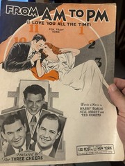 N 3-pack 9×12 Vintage sheet music