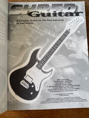 Shred Guitar – Complete System for Rock Improvisor Techniques Instruction Book
