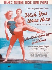 There&rsquo;s Nothing Nicer Than People Sheet Music Wish You Were Here 1952 Musical