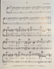 IF by Bread 1971 Sheet Music Vintage Colgems Guitar Piano Fast Shipping