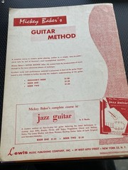 Vtg Mickey Baker&rsquo;s Complete Course in Jazz Guitar Book 2 Song Book Sheet Music