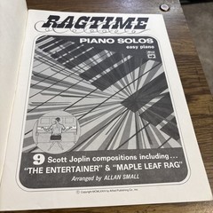 Ragtime Piano Solos Easy Piano, 9 Scott Joplin Compositions, Arr Allan Small