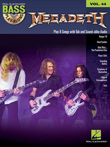 MEGADETH BASS GUITAR TAB / BASS TABLATURE / ***BRAND NEW*** / BASS PLAY ALONG