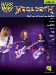 MEGADETH BASS GUITAR TAB / BASS TABLATURE / ***BRAND NEW*** / BASS PLAY ALONG