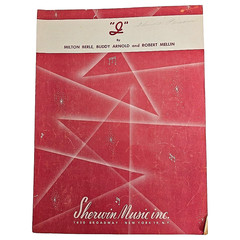 I Sheet Music 1952 Milton Berle Piano Lyrics Chords Buddy Arnold Mellen Vintage